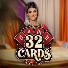 32 Cards slot logo by Ezugi at Fridayroll Casino