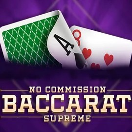 Baccarat Supreme online game logo by OneTouch Games on fridayrollcasinoo.com
