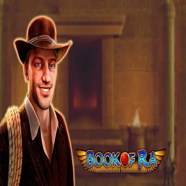 Book of Ra slot visual from Greentube available on fridayrollcasinoo.com