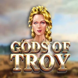 Official Slots logo: Gods of Troy by Red Tiger Gaming at Fridayroll Casino