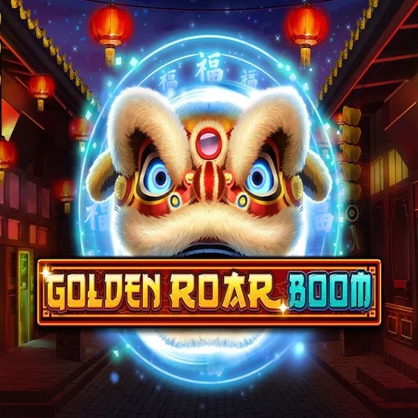 Golden Roar BOOM logo by Greentube at Fridayroll Casino