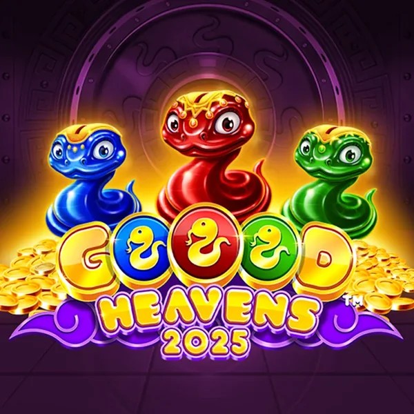 Goood Heavens by Rarestone Gaming, showcased at fridayrollcasinoo.com – game logo