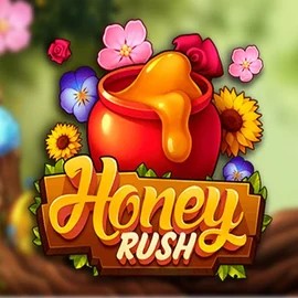 Honey Rush slot visual from Play'n GO available on fridayrollcasinoo.com