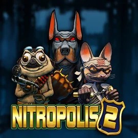 Nitropolis 2 slot visual from ELK Studios available on fridayrollcasinoo.com
