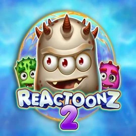 Reactoonz 2 casino game by Play'n GO – featured logo at Fridayroll Casino