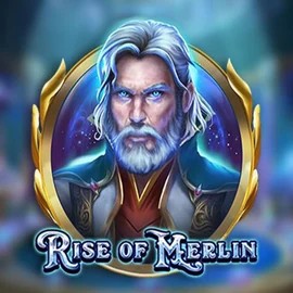 Rise of Merlin online game logo by Play'n GO on fridayrollcasinoo.com