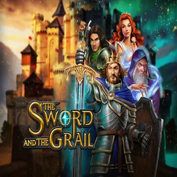 The Sword and the Grail casino game by Play'n GO – featured logo at Fridayroll Casino