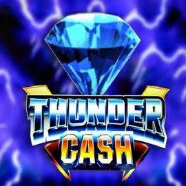 Thunder Cash logo by Novomatic at Fridayroll Casino