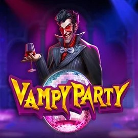 Vampy Party by Pragmatic Play, showcased at fridayrollcasinoo.com – game logo