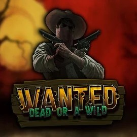 Wanted Dead or a Wild slot visual from Hacksaw Gaming available on fridayrollcasinoo.com